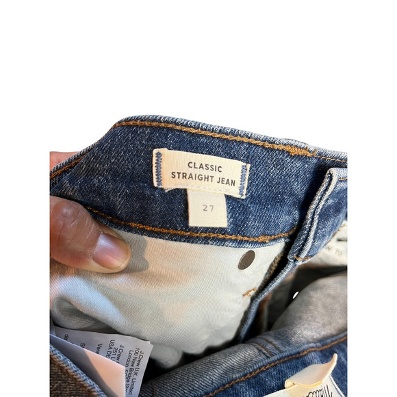 Madewell Classic Straight Jean’s Style#AF697 - Picture 11 of 13